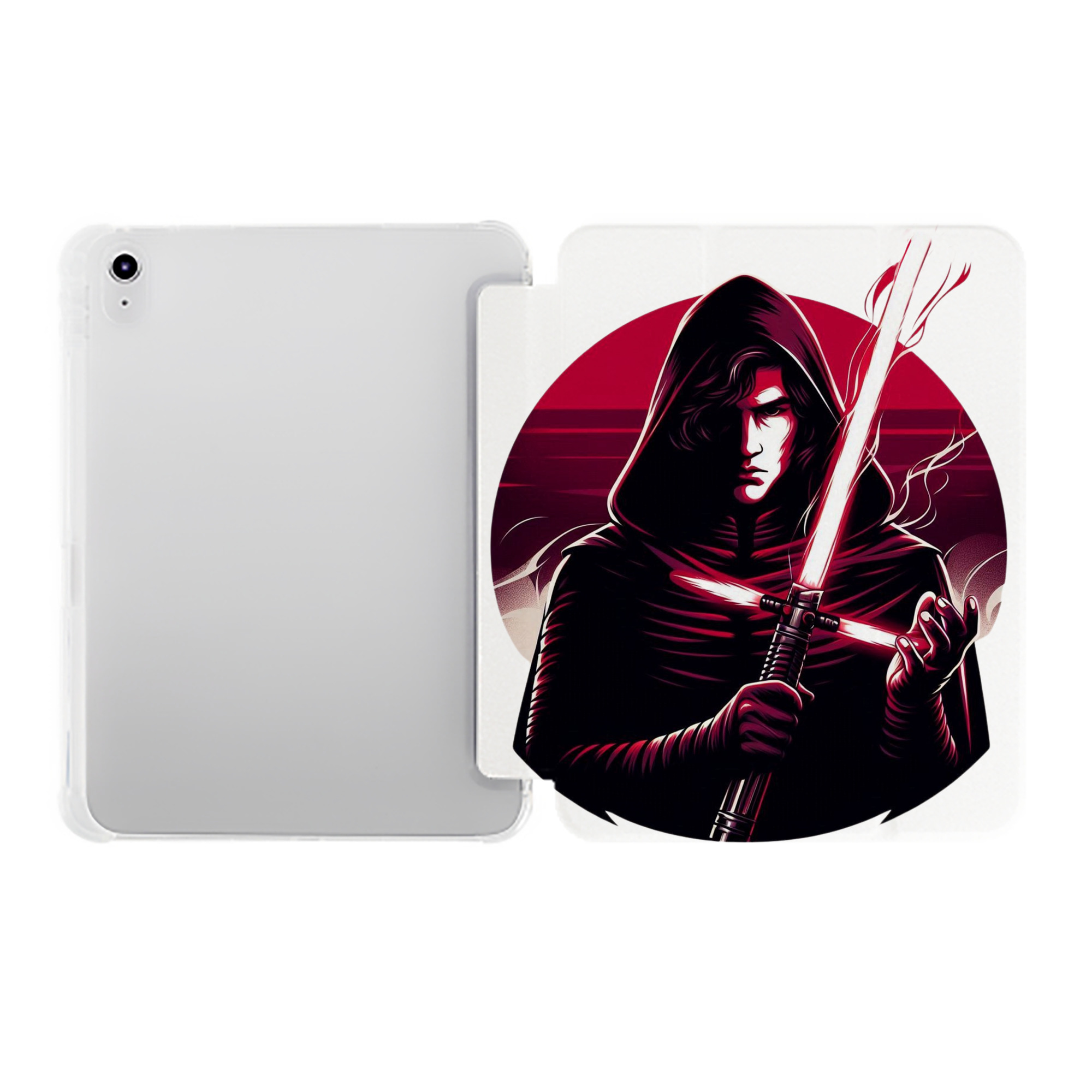 （画像用） スター・ウォーズ Star Wars IPad ケース ペン収納付き 三つ折りスタンド PUレザー×シリコン 対応機種9.5/10.5/10.9インチ